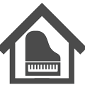 戸建住宅ピアノ/ヴァイオリン/ホームシアター防音室アイコン