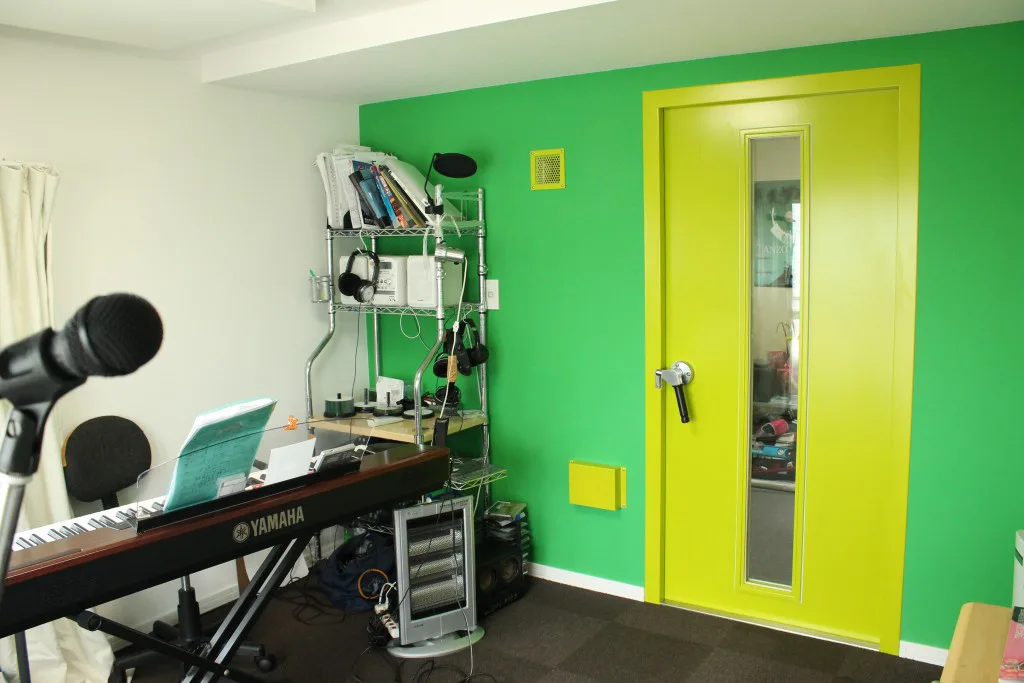 マンションでボーカルスタジオ