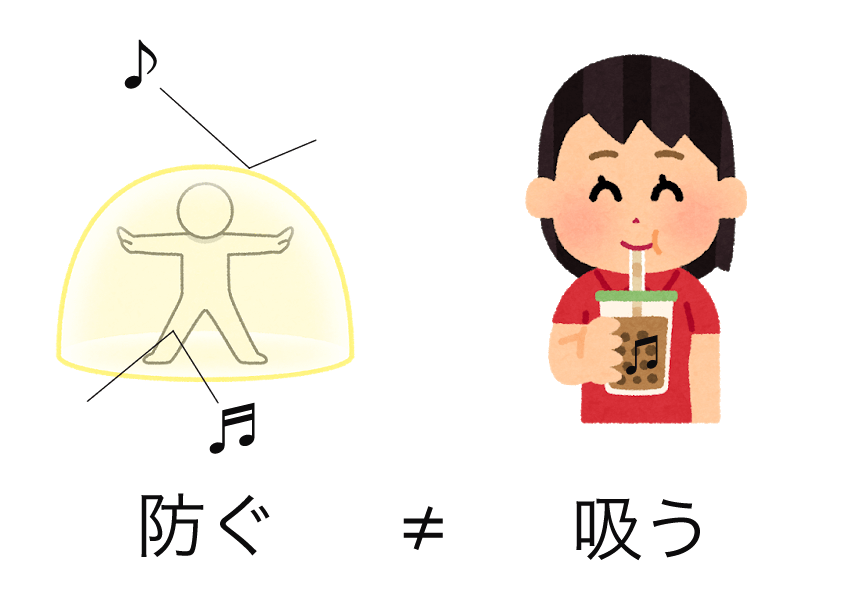 防音と吸音の違い 似て非なる防音と吸音 防音室工事のデザインと性能保証のバドシーン