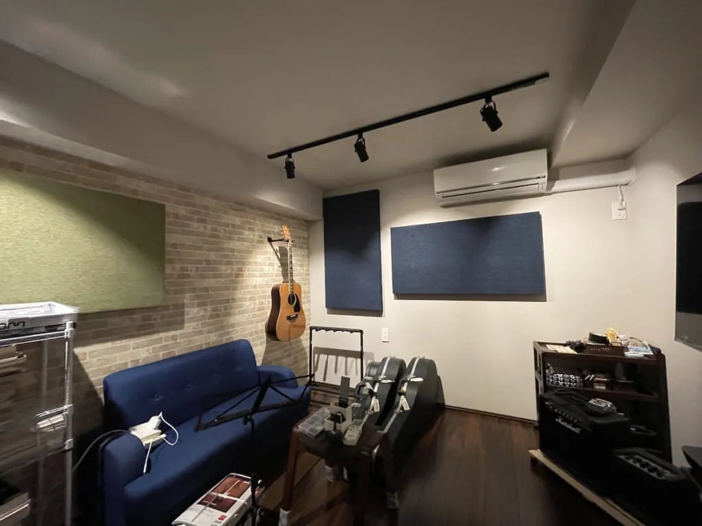 エレキギター/アコースティックギター 防音室