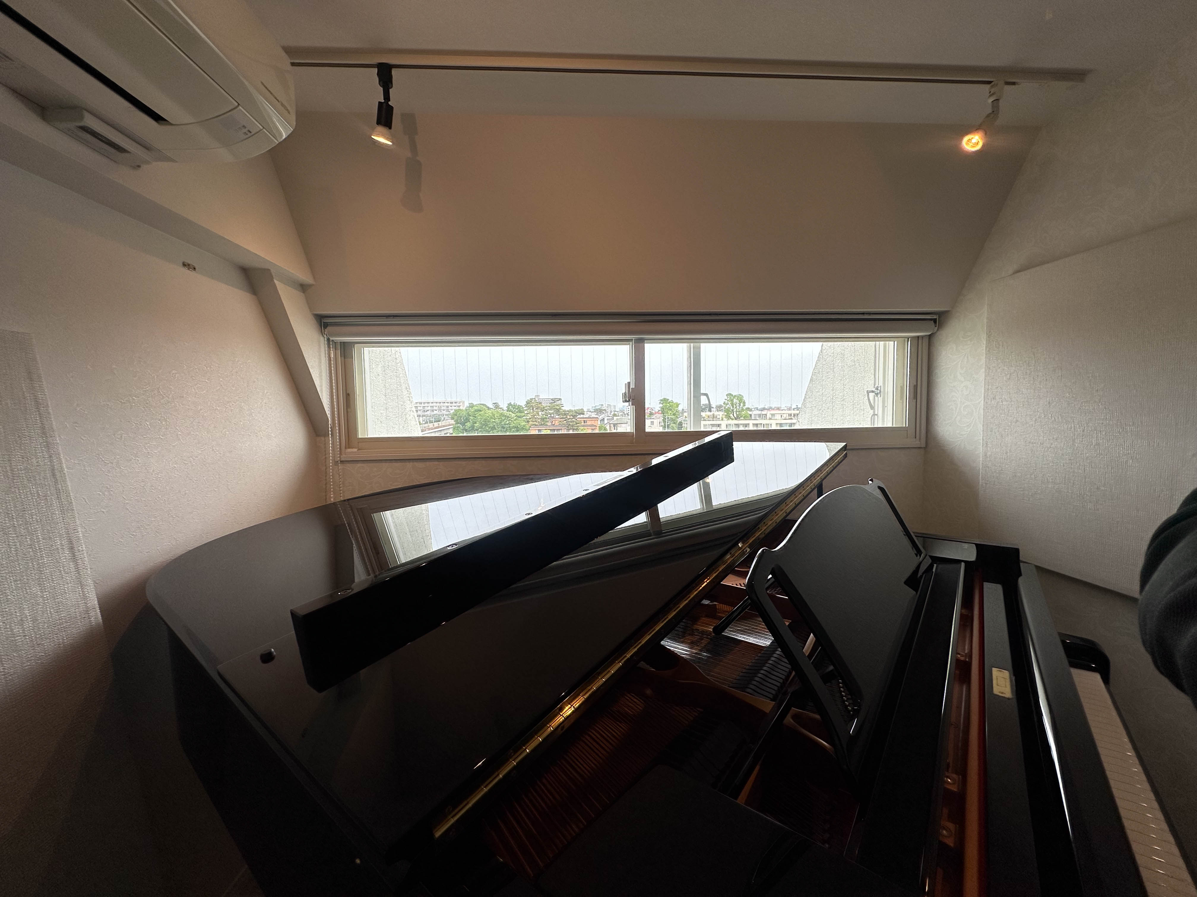 マンション、ピアノ　防音室