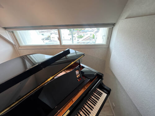 マンション、ピアノ　防音室