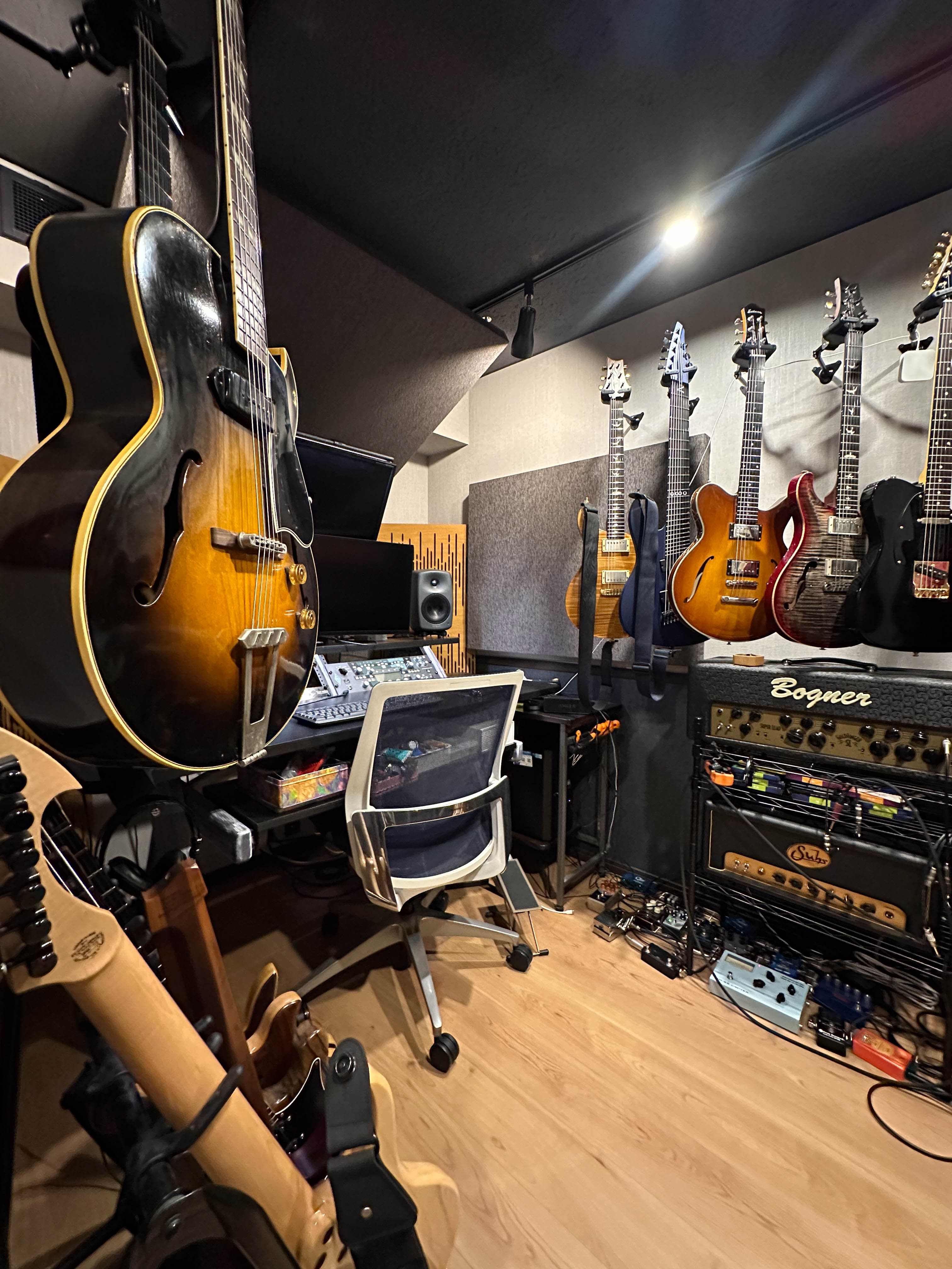 エレキギター、DTM　防音室