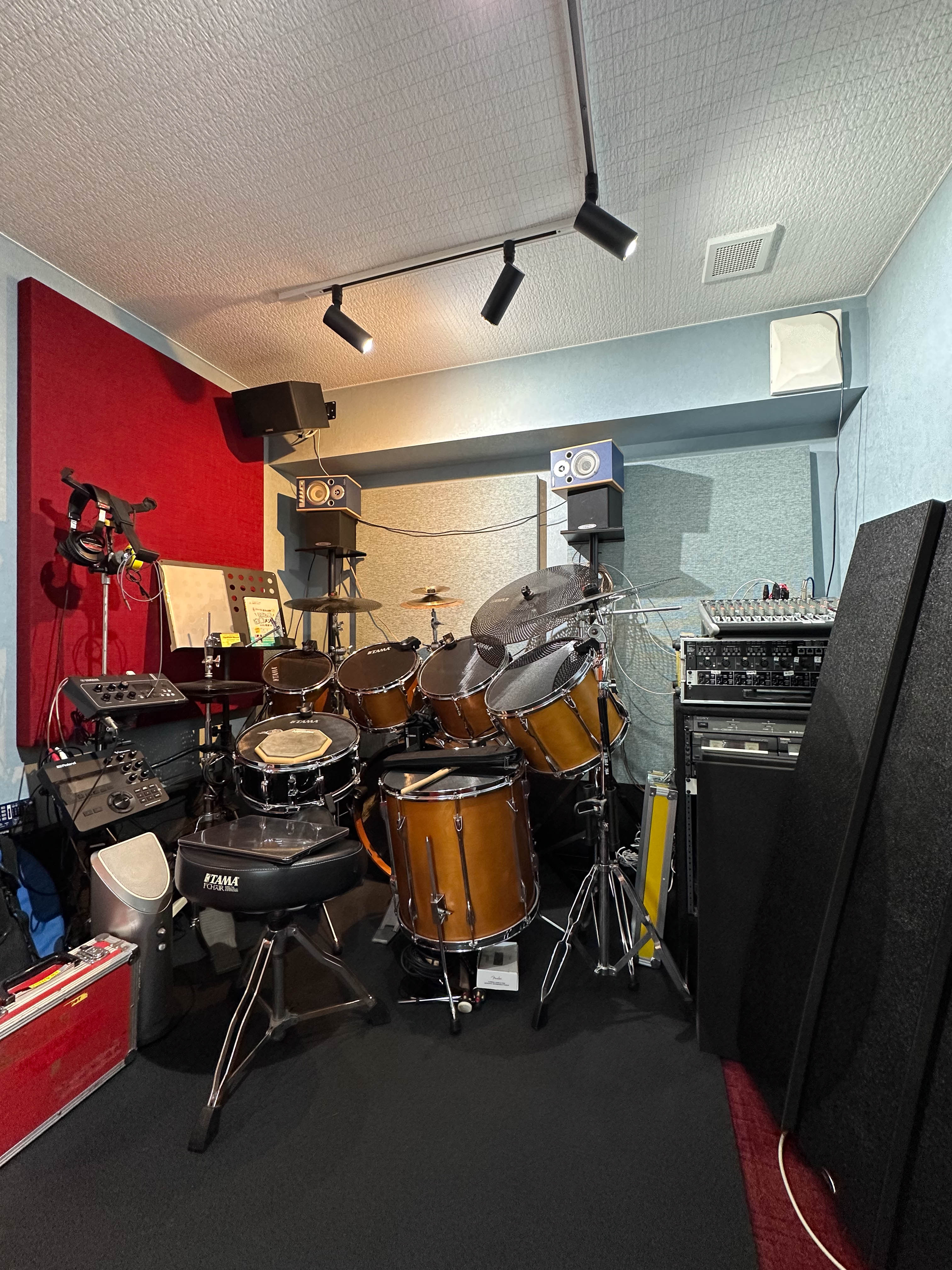 エレクトリックドラム、カラオケ用防音室（マンション内）
