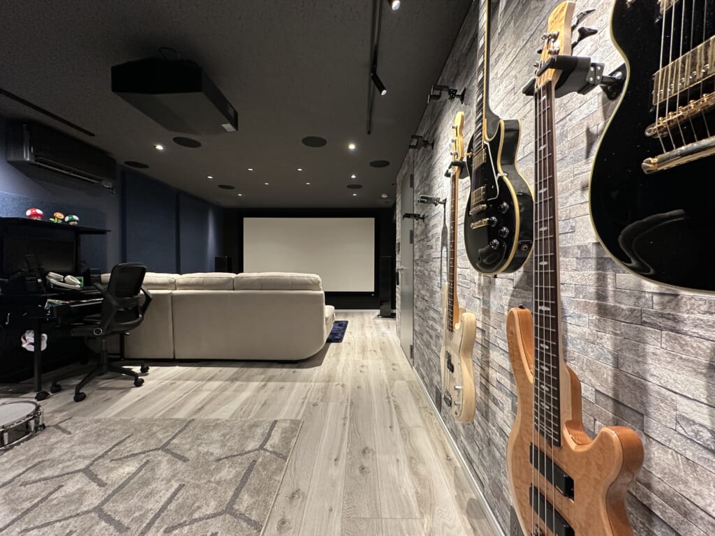 ホームシアタールーム、エレクトリックドラム、エレキギター用防音室 画像4